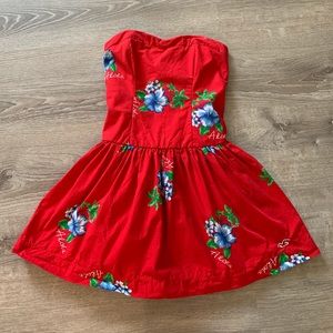 Red Hollister Aloha Dress